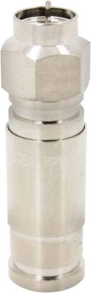 Ideal - Straight, RG11 Compression Coaxial Connector - Compatible with RG11 - Caliber Tooling