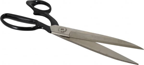 Wiss - 6" LOC, 12-1/2" OAL Bent Upholstery, Carpet, & Fabric Shears - Offset Handle, For Carpet, Composite Materials, Synthetic Fibers - Caliber Tooling