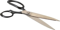 Wiss - 5" LOC, 10-3/8" OAL Inlaid Industrial Straight Shears - Straight Handle, For Carpet, Drapery, Upholstery - Caliber Tooling