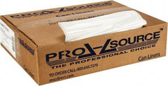 PRO-SOURCE - 1.25 mil Thick, Heavy-Duty Trash Bags - 33" Wide x 39" High, Clear - Caliber Tooling