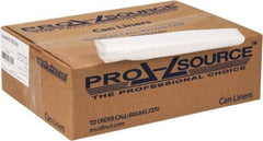 PRO-SOURCE - 1.5 mil Thick, Heavy-Duty Trash Bags - 40" Wide x 46" High, Clear - Caliber Tooling