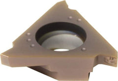 Sumitomo - 40062TGA BF Grade AC530U, 3/16" Cutting Width Carbide Grooving Insert - 0.154" Max Depth of Cut, Right Hand, 0.0079" Corner Radius, TiAlN/AlCrN Finish - Caliber Tooling