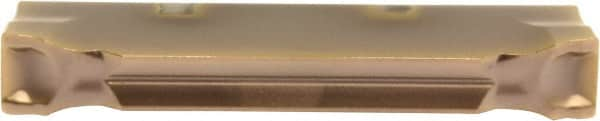 Sumitomo - 3002GCMN GL Grade AC830P, 0.1181102" Cutting Width Carbide Grooving Insert - 3/4" Max Depth of Cut, Neutral, 0.2mm Corner Radius - Caliber Tooling