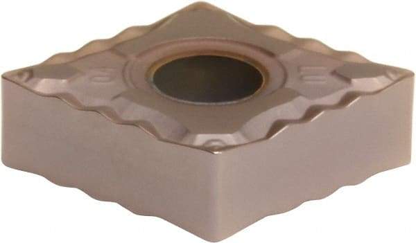 Sumitomo - CNMG432 ELU Grade T2000Z Cermet Turning Insert - TiN/AlN Finish, 80° Diamond, 1/2" Inscr Circle, 3/16" Thick, 1/32" Corner Radius - Caliber Tooling