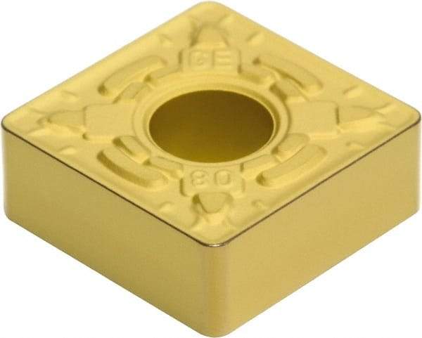 Sumitomo - SNMG434 EGE Grade AC820P Carbide Turning Insert - Al2O3 Finish, 90° Square, 1/2" Inscr Circle, 3/16" Thick, 1/16" Corner Radius - Caliber Tooling