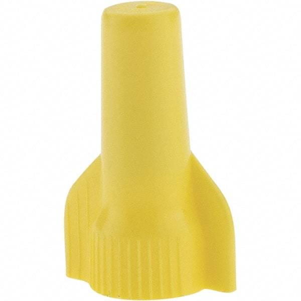 Gardner Bender - 2, 22 to 3, 12 AWG, 1,000 Volt (Lighting) & 600 Volt (Building Wire), Corrosion Resistant & Flame Retardant, Wing Twist on Wire Connector - Yellow, 221°F - Caliber Tooling