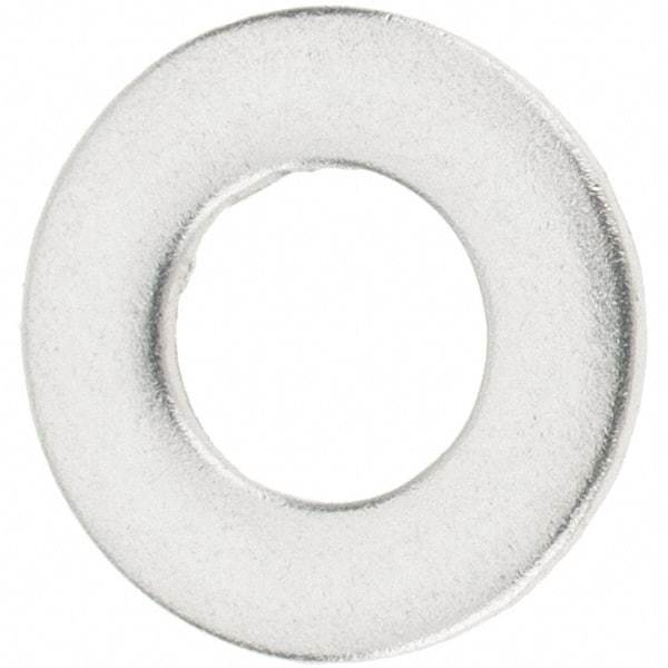 Value Collection - #10 Screw, Grade 18-8 Stainless Steel Standard Flat Washer - 7/32" ID x 1/2" OD, 0.049" Thick - Caliber Tooling