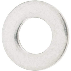 Value Collection - #8 Screw, Grade 18-8 Stainless Steel Standard Flat Washer - 3/16" ID x 7/16" OD, 0.049" Thick - Caliber Tooling