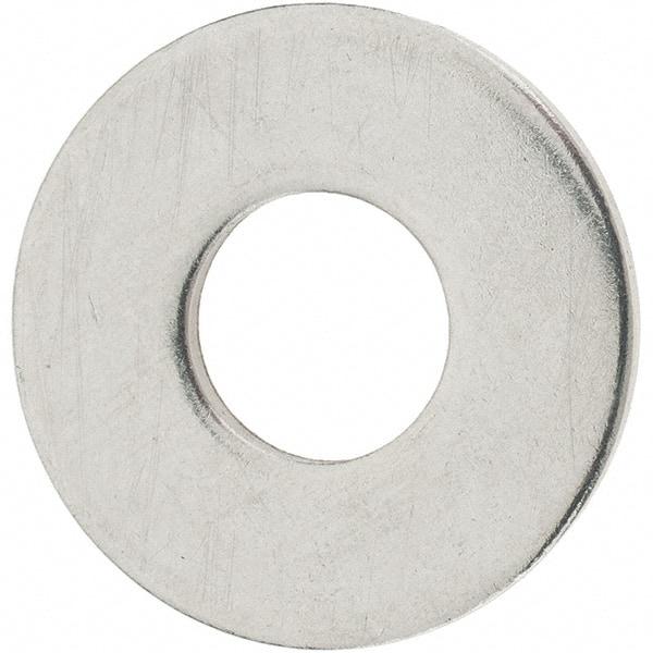 Value Collection - 1/2" Screw, Grade 18-8 Stainless Steel Flat Washer - 0.562" ID x 1-3/8" OD, 0.109" Thick - Caliber Tooling