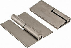 Value Collection - 1.87" Wide x 0.075" Thick, Slip Joint Hinge - Steel, Plain Finish - Caliber Tooling