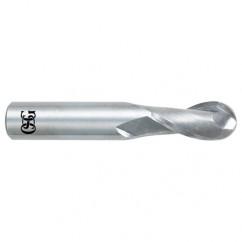 7/32" Dia. - 2-1/2" OAL - Bright CBD - Ball End SE EM - 2 FL - Caliber Tooling