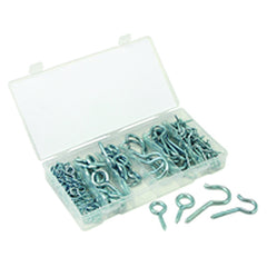 151 Pieces Hook & Eye Screw Assortment - - Eye Screws and hook screws - Caliber Tooling