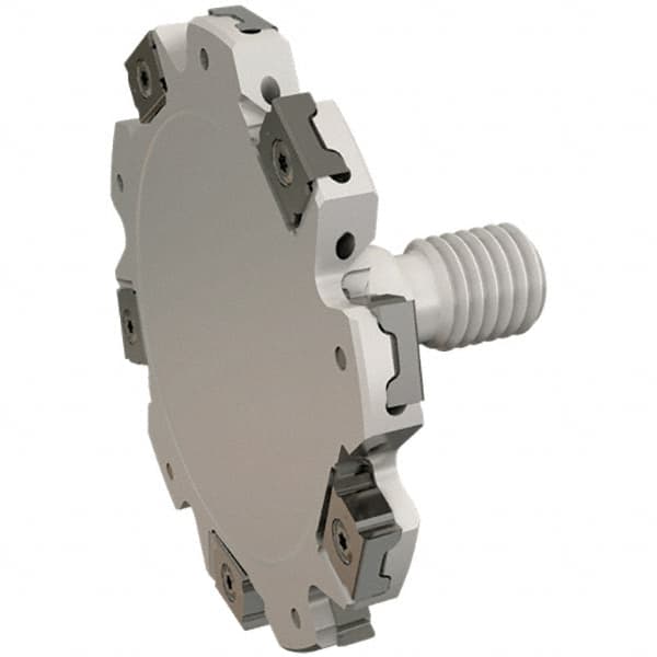 Iscar - Modular Connection Connection, 0.157" Cutting Width, 0.6102" Depth of Cut, 50mm Cutter Diam, 8 Tooth Indexable Slotting Cutter - ETS-LN08-M Toolholder, LNET Insert, Right Hand Cutting Direction - Caliber Tooling