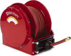 Reelcraft - 50' Spring Retractable Hose Reel - 300 psi, Hose Included - Caliber Tooling