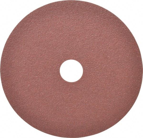 DeWALT - 4" Diam 5/8" Hole 80 Grit Fiber Disc - Aluminum Oxide, 15,200 Max RPM - Caliber Tooling