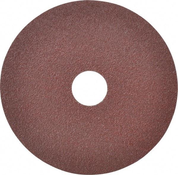 DeWALT - 4-1/2" Diam 7/8" Hole 60 Grit Fiber Disc - Aluminum Oxide, 13,300 Max RPM - Caliber Tooling