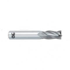 1/2 Dia. x 3 Overall Length 4-Flute Square End Solid Carbide SE End Mill-Round Shank-Center Cutting-Uncoated - Caliber Tooling