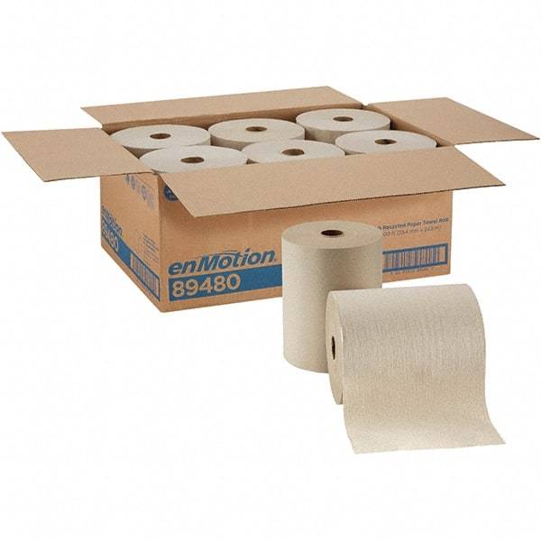 Georgia Pacific - Hard Roll of 1 Ply Brown Paper Towels - 10" Wide, 800' Roll Length - Caliber Tooling