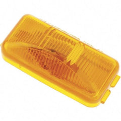 Truck-Lite - 2-1/2" Long, 0.33 Amp, Incandescent Side Marker Light Kit - 12 Volts, Yellow - Caliber Tooling