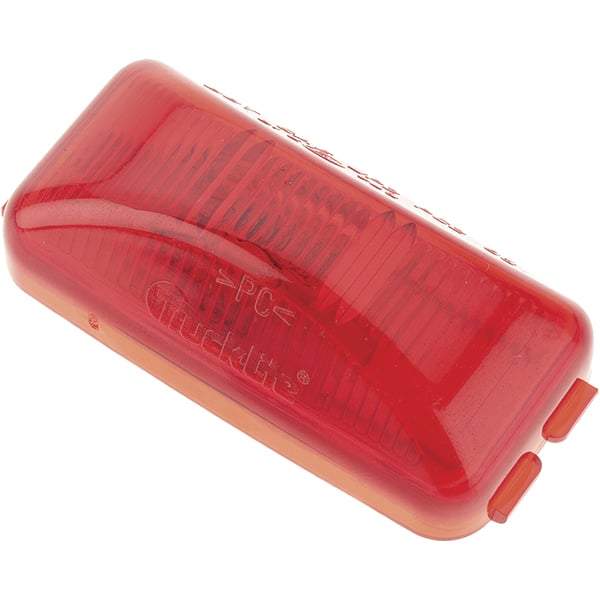 Truck-Lite - 2-1/2" Long, 0.33 Amp, Incandescent Side Marker Light Kit - 12 Volts, Red - Caliber Tooling