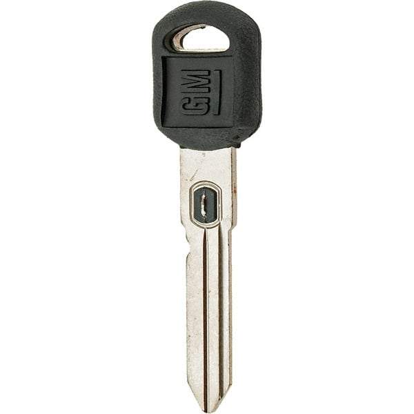 Made in USA - GM VATS Key Blank - Nickel/Plastic - Caliber Tooling