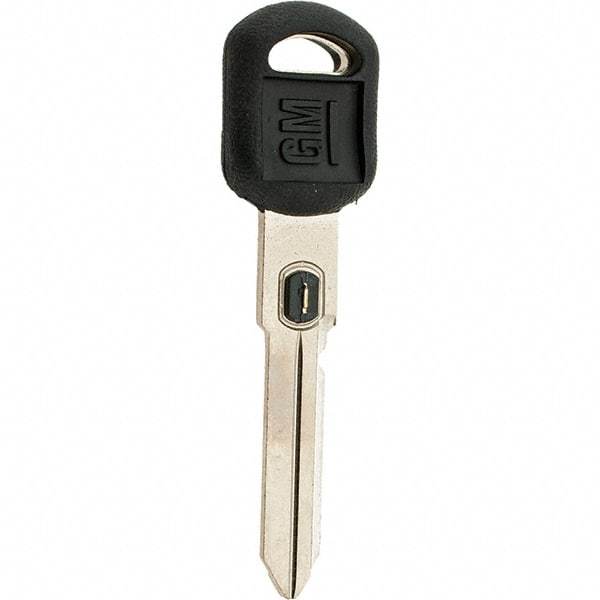 Made in USA - GM VATS Key Blank - Nickel/Plastic - Caliber Tooling