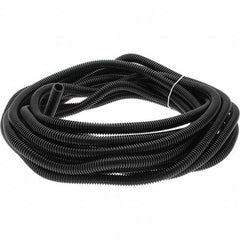 Value Collection - 25' Long, Flexible Wire Loom Conduit - Plastic, 3/8" ID - Caliber Tooling