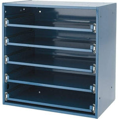 Durham - 5 Drawer, Small Parts Slide Rack Cabinet - 12-1/2" Deep x 20-1/2" Wide x 21" High - Caliber Tooling