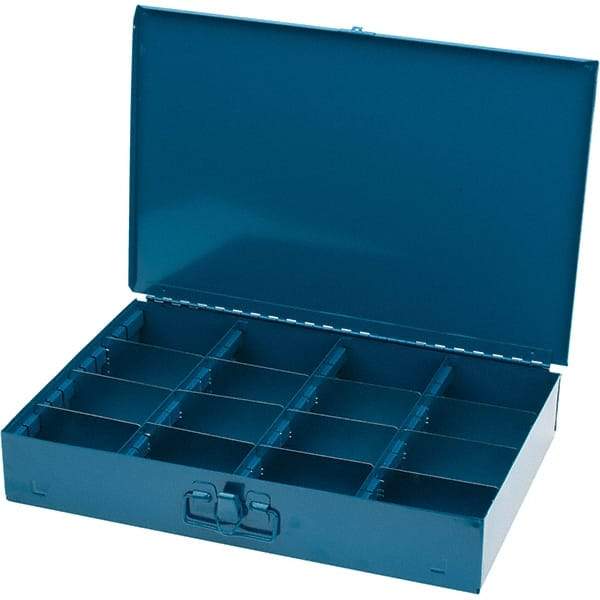 Value Collection - Small Parts Storage Box - Steel Frame, Adjustable Compartments - Caliber Tooling