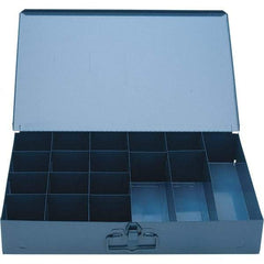 Value Collection - Small Parts Storage Box - Steel Frame, 17 Compartments - Caliber Tooling