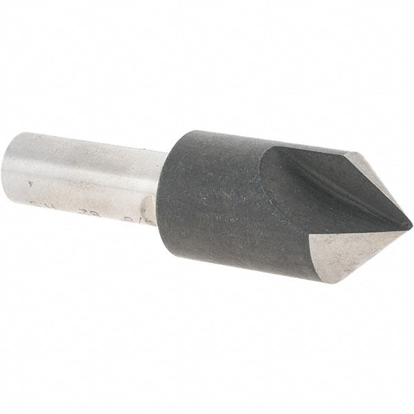 Value Collection - 5/8" Head Diam, 3/8" Shank Diam, 1 Flute 82° High Speed Steel Countersink - Caliber Tooling