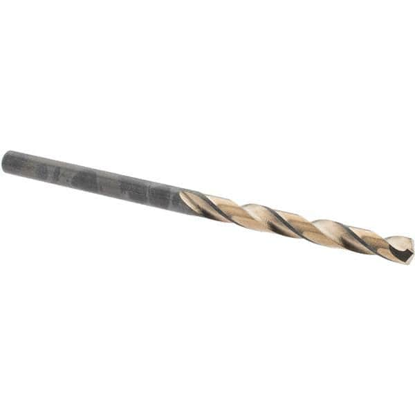 Made in USA - 9/64" High Speed Steel, 135° Point, Straight Shank Maintenance Drill Bit - Caliber Tooling