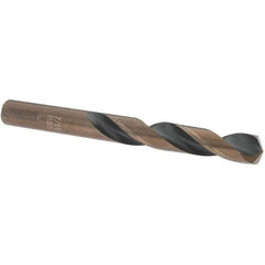 Import - 7/16" High Speed Steel, 135° Point, Round with Flats Shank Maintenance Drill Bit - Caliber Tooling