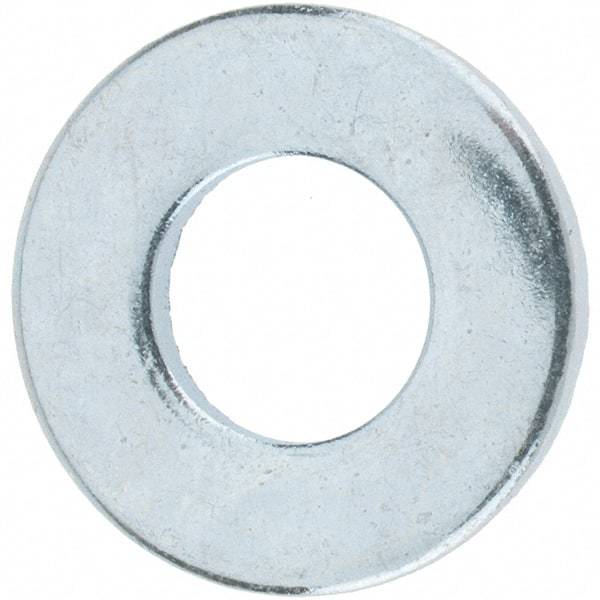 Value Collection - M8 Screw, Grade 12.9 Steel Standard Flat Washer - 9mm ID x 18.5mm OD, 1.6mm Thick, Zinc-Plated Finish - Caliber Tooling