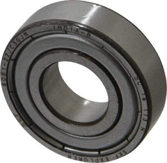 SKF - 12mm Bore Diam, 28mm OD, Double Shield Deep Groove Radial Ball Bearing - 8mm Wide, 1 Row, Round Bore, 2,360 Nm Static Capacity, 5,400 Nm Dynamic Capacity - Caliber Tooling