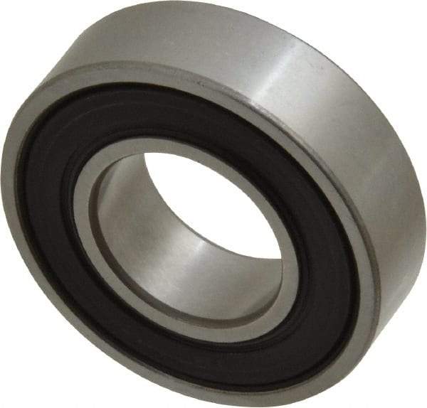 SKF - 17mm Bore Diam, 35mm OD, Double Seal Deep Groove Radial Ball Bearing - 10mm Wide, 1 Row, Round Bore, 3,250 Nm Static Capacity, 6,370 Nm Dynamic Capacity - Caliber Tooling