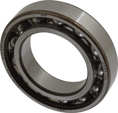 SKF - 45mm Bore Diam, 75mm OD, Open Deep Groove Radial Ball Bearing - 16mm Wide, 1 Row, Round Bore, 14,600 Nm Static Capacity, 22,100 Nm Dynamic Capacity - Caliber Tooling