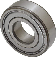 SKF - 20mm Bore Diam, 47mm OD, Double Shield Deep Groove Radial Ball Bearing - 14mm Wide, 1 Row, Round Bore, 6,550 Nm Static Capacity, 13,500 Nm Dynamic Capacity - Caliber Tooling