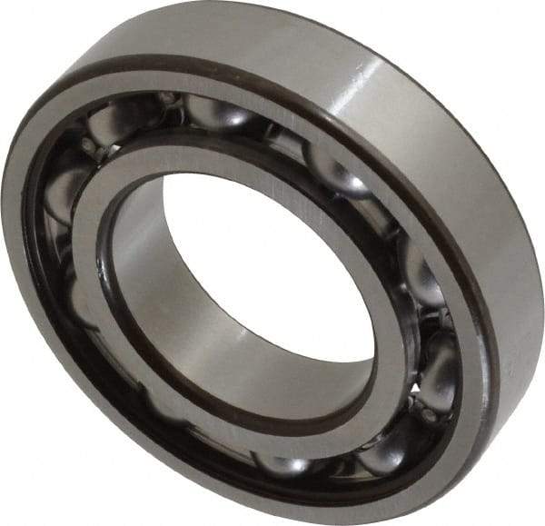 SKF - 45mm Bore Diam, 85mm OD, Open Deep Groove Radial Ball Bearing - 19mm Wide, 1 Row, Round Bore, 21,600 Nm Static Capacity, 35,100 Nm Dynamic Capacity - Caliber Tooling