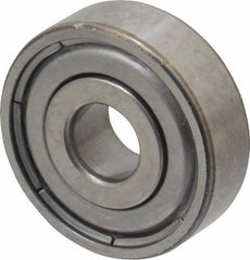 SKF - 7mm Bore Diam, 22mm OD, Double Shield Deep Groove Radial Ball Bearing - 7mm Wide, 1 Row, Round Bore, 1,370 Nm Static Capacity, 3,450 Nm Dynamic Capacity - Caliber Tooling