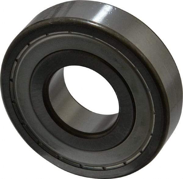 SKF - 30mm Bore Diam, 72mm OD, Double Shield Deep Groove Radial Ball Bearing - 19mm Wide, 1 Row, Round Bore, 16,000 Nm Static Capacity, 29,600 Nm Dynamic Capacity - Caliber Tooling