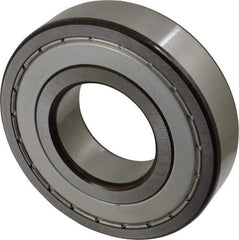 SKF - 50mm Bore Diam, 110mm OD, Double Shield Deep Groove Radial Ball Bearing - 27mm Wide, 1 Row, Round Bore, 38,000 Nm Static Capacity, 65,000 Nm Dynamic Capacity - Caliber Tooling