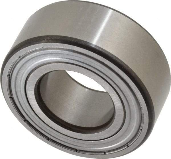 SKF - 25mm Bore Diam, 52mm OD, Double Shield Angular Contact Radial Ball Bearing - 20.6mm Wide, 2 Rows, Round Bore, 14,300 Lb Static Capacity, 20,800 Lb Dynamic Capacity - Caliber Tooling