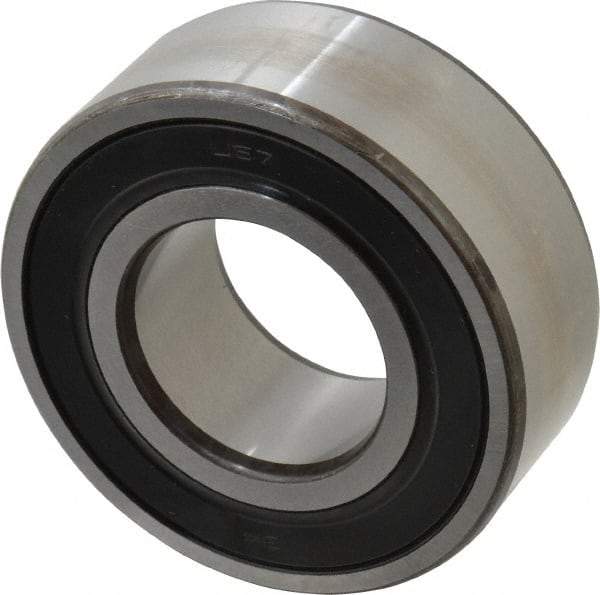 SKF - 35mm Bore Diam, 72mm OD, Double Seal Angular Contact Radial Ball Bearing - 27mm Wide, 2 Rows, Round Bore, 27,500 Lb Static Capacity, 37,700 Lb Dynamic Capacity - Caliber Tooling