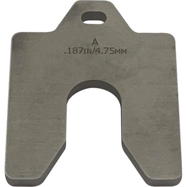 Maudlin Products - Metal Shim Stock Type: Slotted Shim Material: Stainless Steel - Caliber Tooling