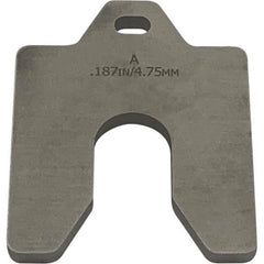 Maudlin Products - Metal Shim Stock Type: Slotted Shim Material: Stainless Steel - Caliber Tooling