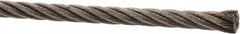 Value Collection - 3/16" Diam, Aircraft Cable - 3,700 Lb Breaking Strength, 7 x 19 Strand Core - Caliber Tooling