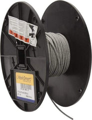 Value Collection - 3/32" Diam, Aircraft Cable - 920 Lb Breaking Strength, 7 x 7 Strand Core - Caliber Tooling