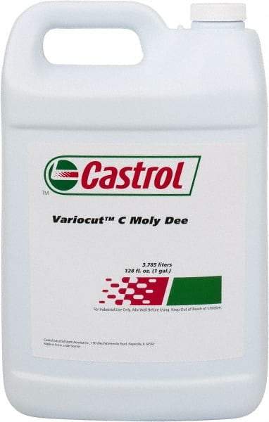 Castrol - Variocut C Moly Dee, 1 Gal Bottle Cutting & Tapping Fluid - Straight Oil - Caliber Tooling