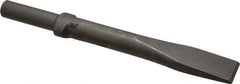 Ingersoll-Rand - 1" Head Width, 9" OAL, 3/4" Shank Diam, Flat Chisel - Round Drive, Round Shank, Steel - Caliber Tooling